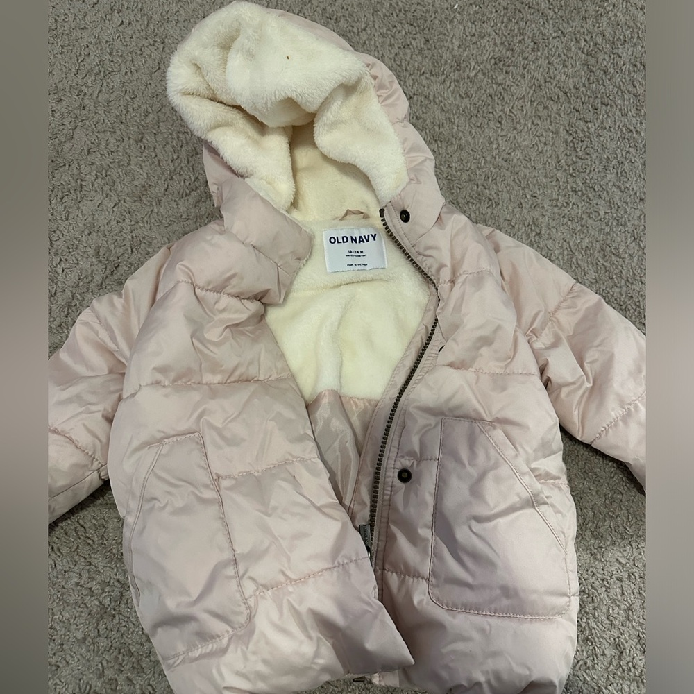 Old Navy Toddler Girls 18-24month Puffer Coat